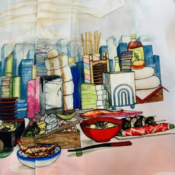 Casablanca Casa Cafe Silk Printed Shirt - Picture 3 of 9